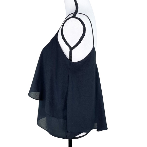 Paper Crane Black Tiered Camisole Blouse - Picture 3 of 7